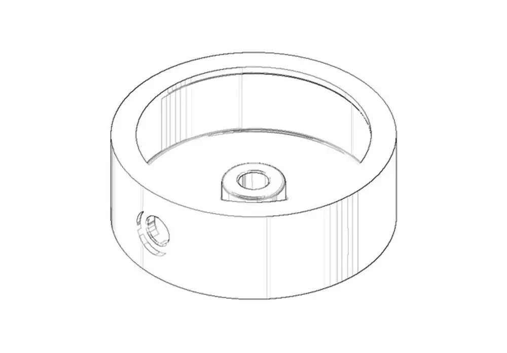 DORNBRACHT Halter ERSATZTEILE 082730504 D. 85 x 31 mm Platin gebürstet, 082730504-06 Galeriebild 1